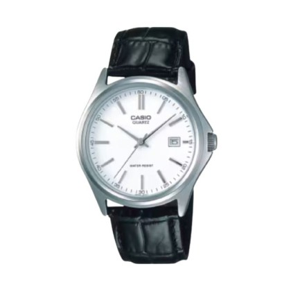 Casio General MTP-1183E-7A Black Leather Band Men Watch